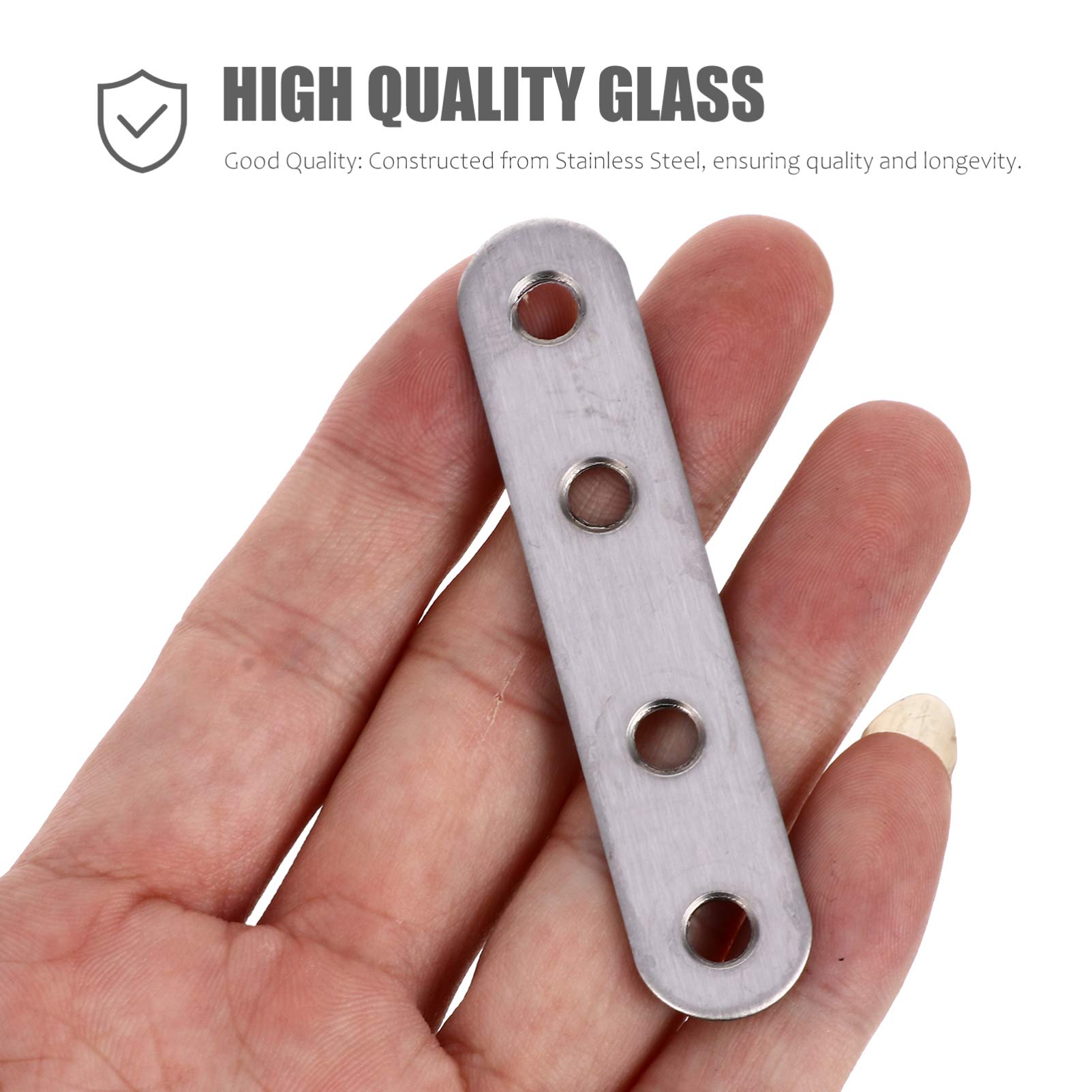 One Stop DIY 2 x DIVAN BED JOINER LINK PLATES YZP 120MM X 20MM X 3MM NEW