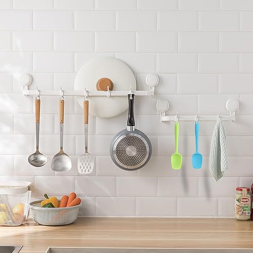 Miniatura 7 de Espátula de silicona, juego de espátulas de cuchara de goma de 11 pulgadas para cocinar y hornear, juego de utensilios de cocina resistentes al