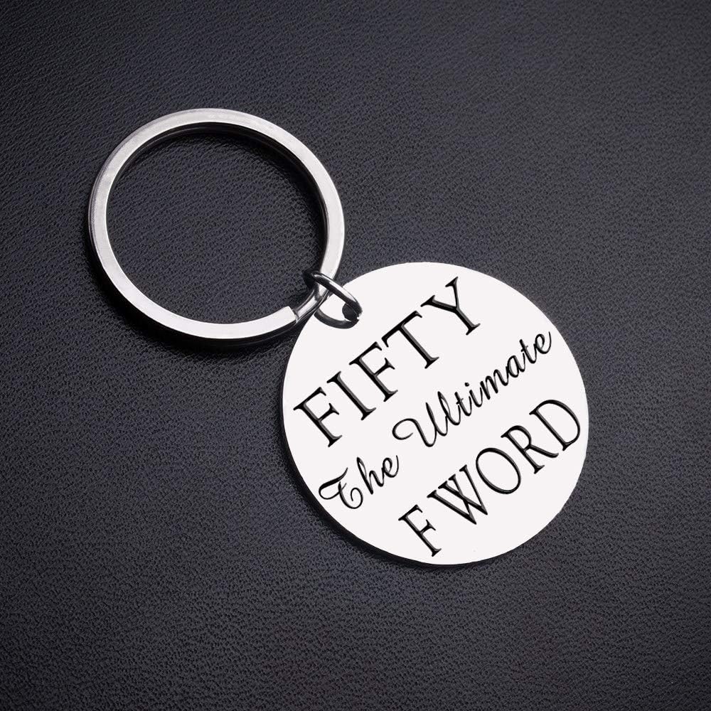 Buy 1 get 1 1970 50th Birthday Gifts for Women and Men - Funny Bday Gift Idea for Mom Dad Husband Wife - 50 Year Old Funny Birthday Gift-Fifty and Fabulous