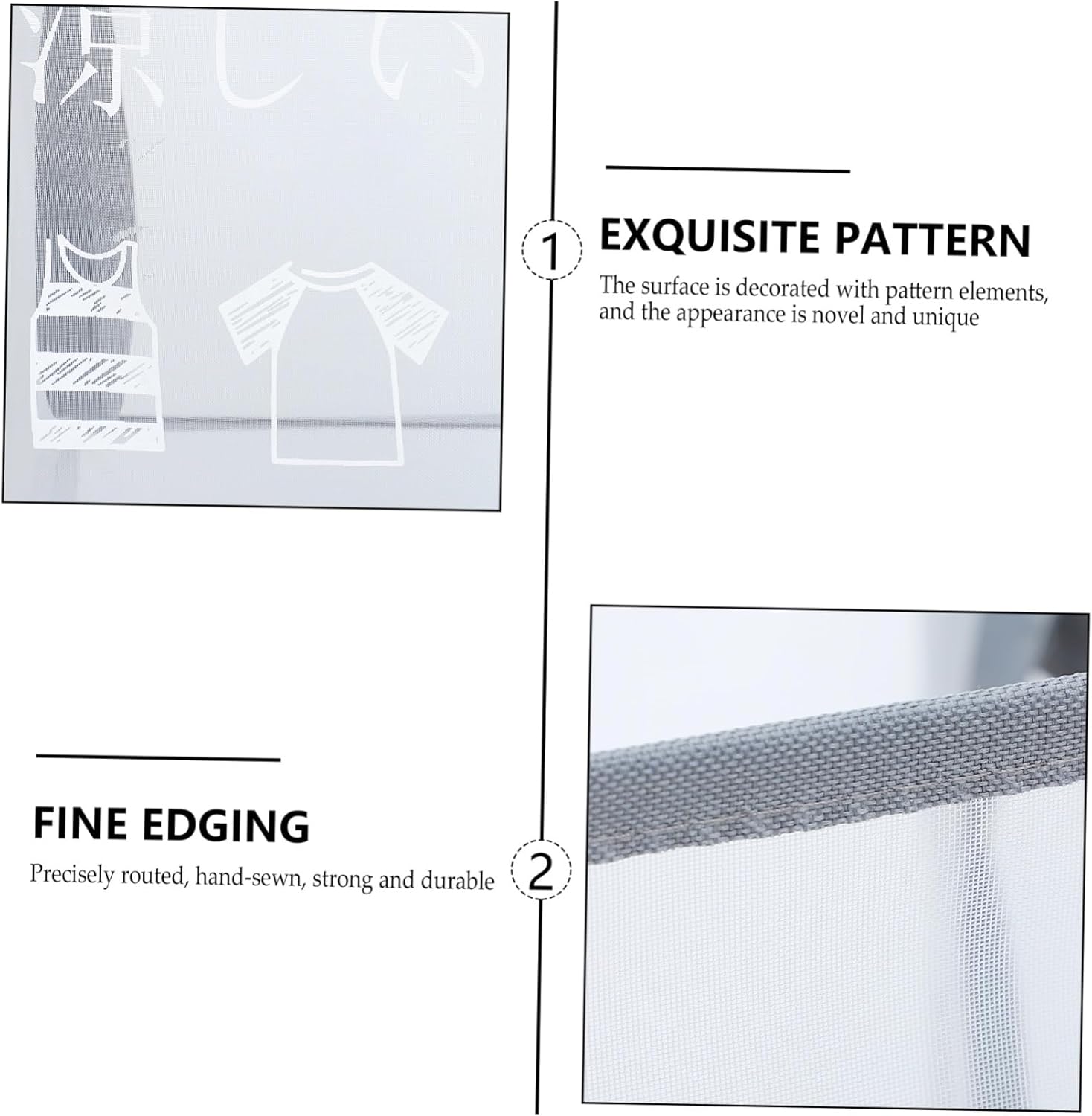 Cabilock Foldable Mesh Laundry Basket Breathable Double Laundry Hamper with Handle Space Saving Collapsible Storage for Apartments Bathroom