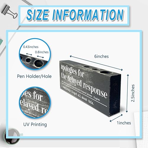 Miniatura 10 de vizuzi Divertida decoración de escritorio de oficina, divertido soporte para bolígrafos, decoración de oficina en casa para mujer, decoración de