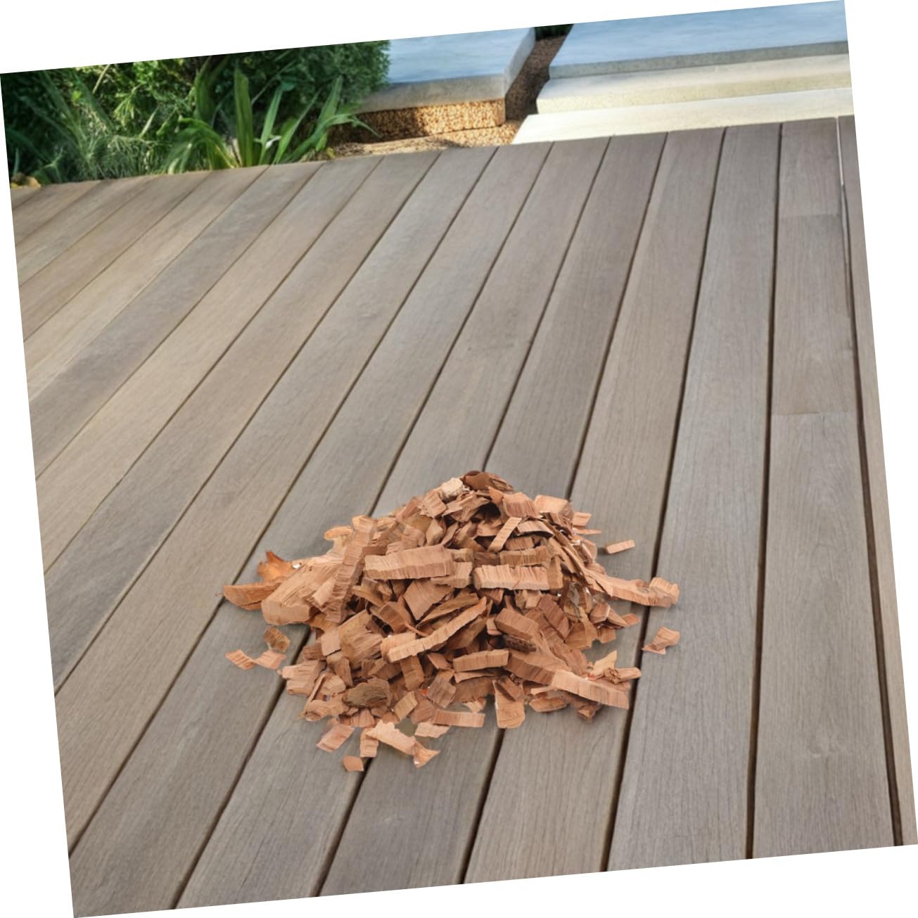 BESTonZON Chip Legno per Bbq Chips Mela Naturali per Affumicatura Aromatizzanti per Grigliate all e Accessori per Barbecue con Aroma Frutta Autentica