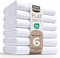 Vista 35 de Utopia Bedding Sábana encimera – Tela de microfibra cepillada suave – Sábana superior resistente al encogimiento y a la decoloración – Fácil cuidado