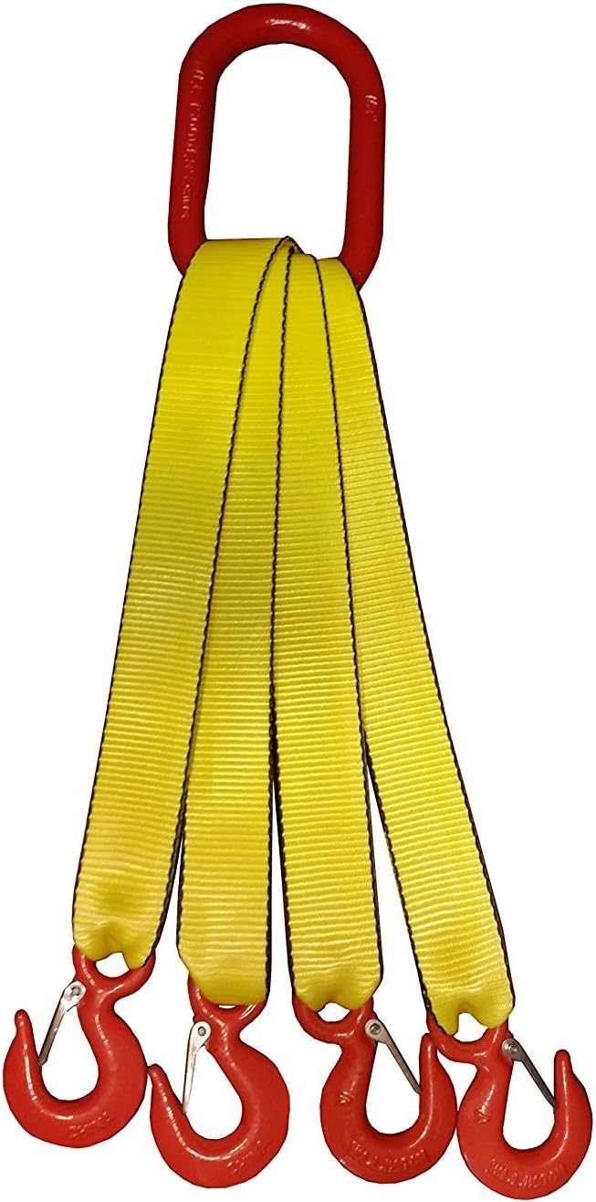 4-Legs Bridle Sling 6' length 2" Nylon Web Material