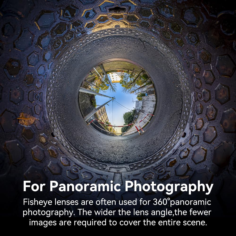 TTARTISAN APS-C 7.5mm F2 Fisheye Obiettivo, 180° ultra ampio, ampia apertura F2 con anello di apertura, compatibile con fotocamere Sony E-mount A5000, A5100, A6000, A6100, A6300, A6400, A6500