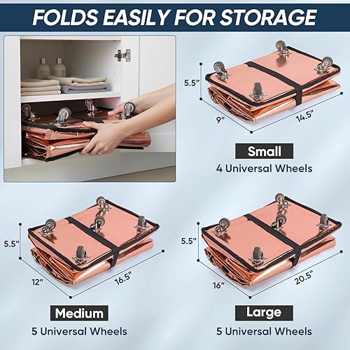 Miniatura 7 de BALEINE Bolsas de comestibles reutilizables sobre ruedas, bolsa de asas rodante, carrito de compras, mochila grande, carritos de compras para Oro