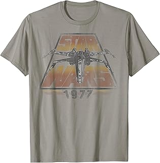 Star Wars X-Wing 1977 Vintage Retro C1 Disney+ T-Shirt