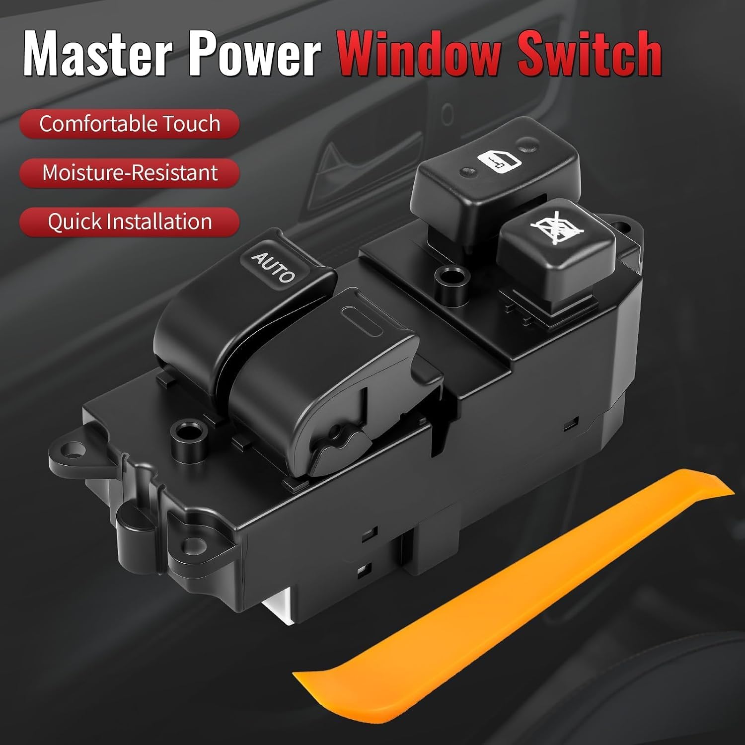 Power Window Switch Compatible with Toyota Pickup 1994 1995, Tacoma 1996-2000, MR2 1994 1995, Tercel 1994, T100 1994-1998, Driver Side Control Switch Replace OE 8482016060 DS1753 SW3514