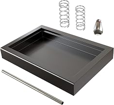 Low Profile Drip Tray One Hole Steam Tip and 9 Bar 6 Bar OPV Spring Modification Kit compatible with Gaggia Classic Pro