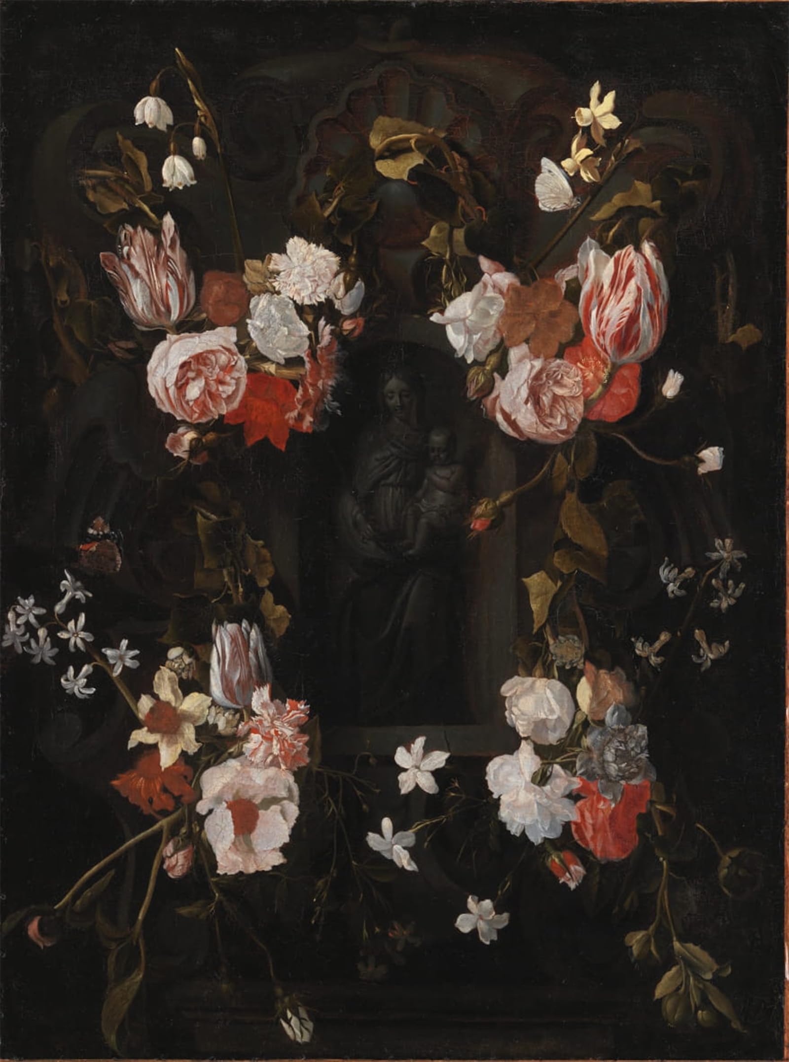 Lienzo decorativo religioso para renovar tu salón, cuadro flamenco grande de 60x90cm 5