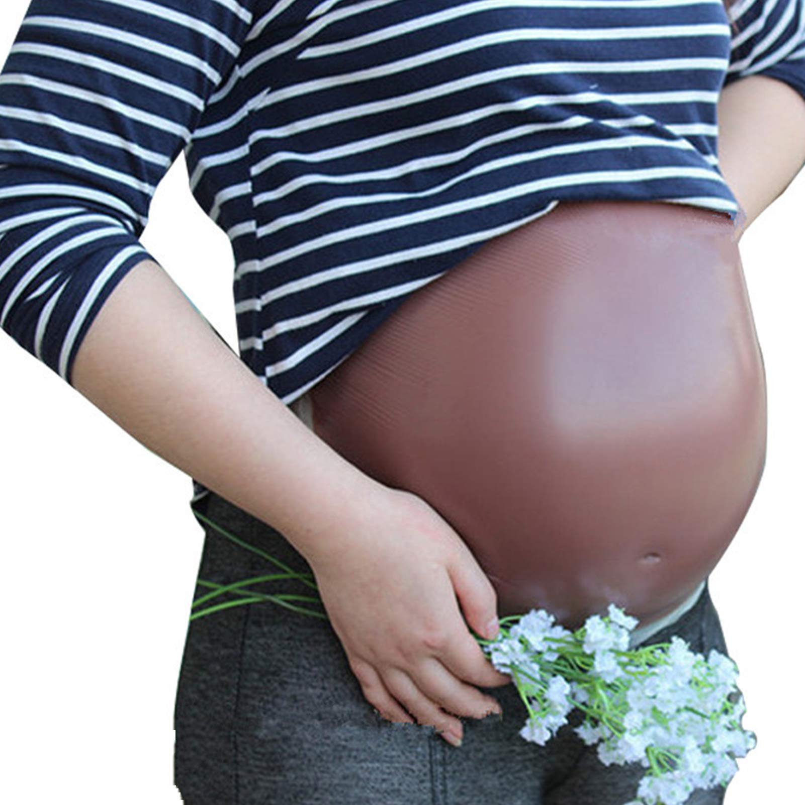 Buy Fake Pregnancy Belly Fake Belly, 100 Silicone Fake Pregnant Belly