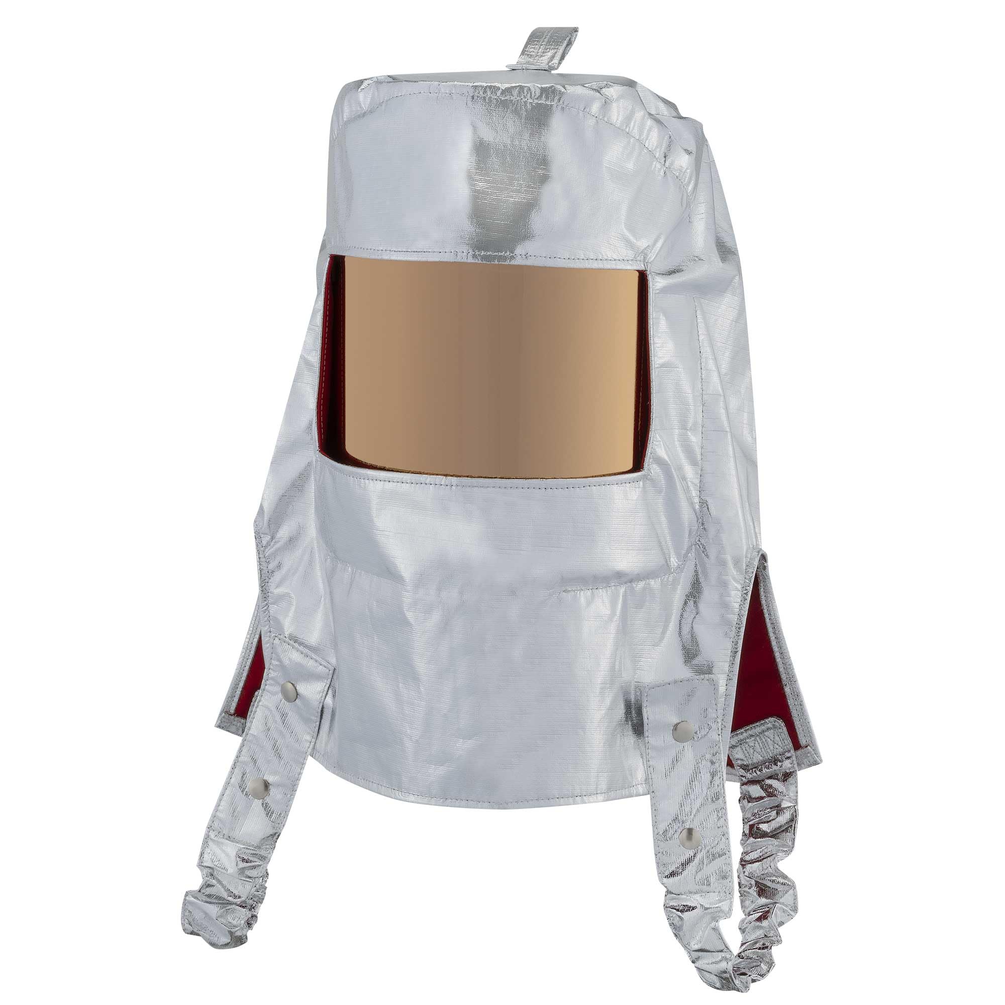 Oberon HR-PB-5AFC Aluminized PBI Heat Reflective Hood, Clear Gold Window, Hard Cap