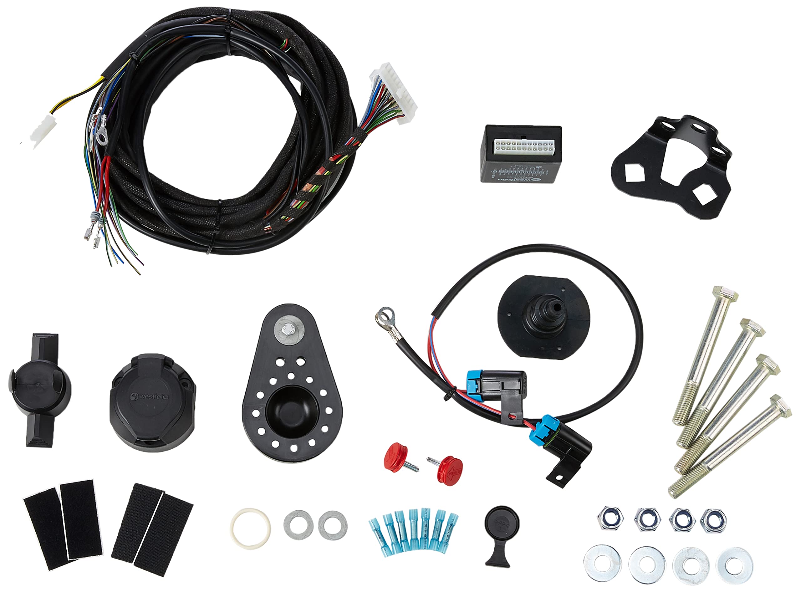 Enganche de Remolque Desmontable para Jeep Wrangler III + IV (JK/JL) (año de fabricación 04/07) – AdBlue Modelos sólo hasta año 10/17 – en Juego con 13 Polos específicos para vehículo