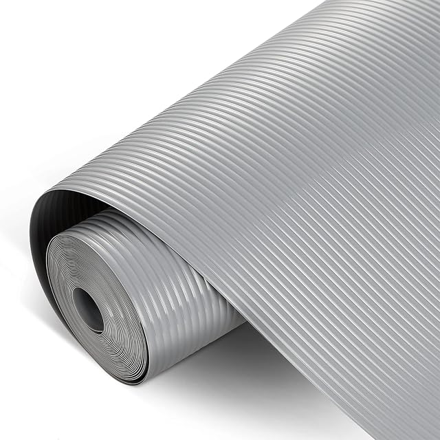 Shelf Liner 45x610 cm EVA Kitchen Drawer Liner Fridge Liners Non-Slip Shelf Drawer Organizer Liner Waterproof Washable Non-Slip Grip Liner for Cabinet, Cupboard, Shoe Rack, Desks (17.7 Inches x 20 FT)