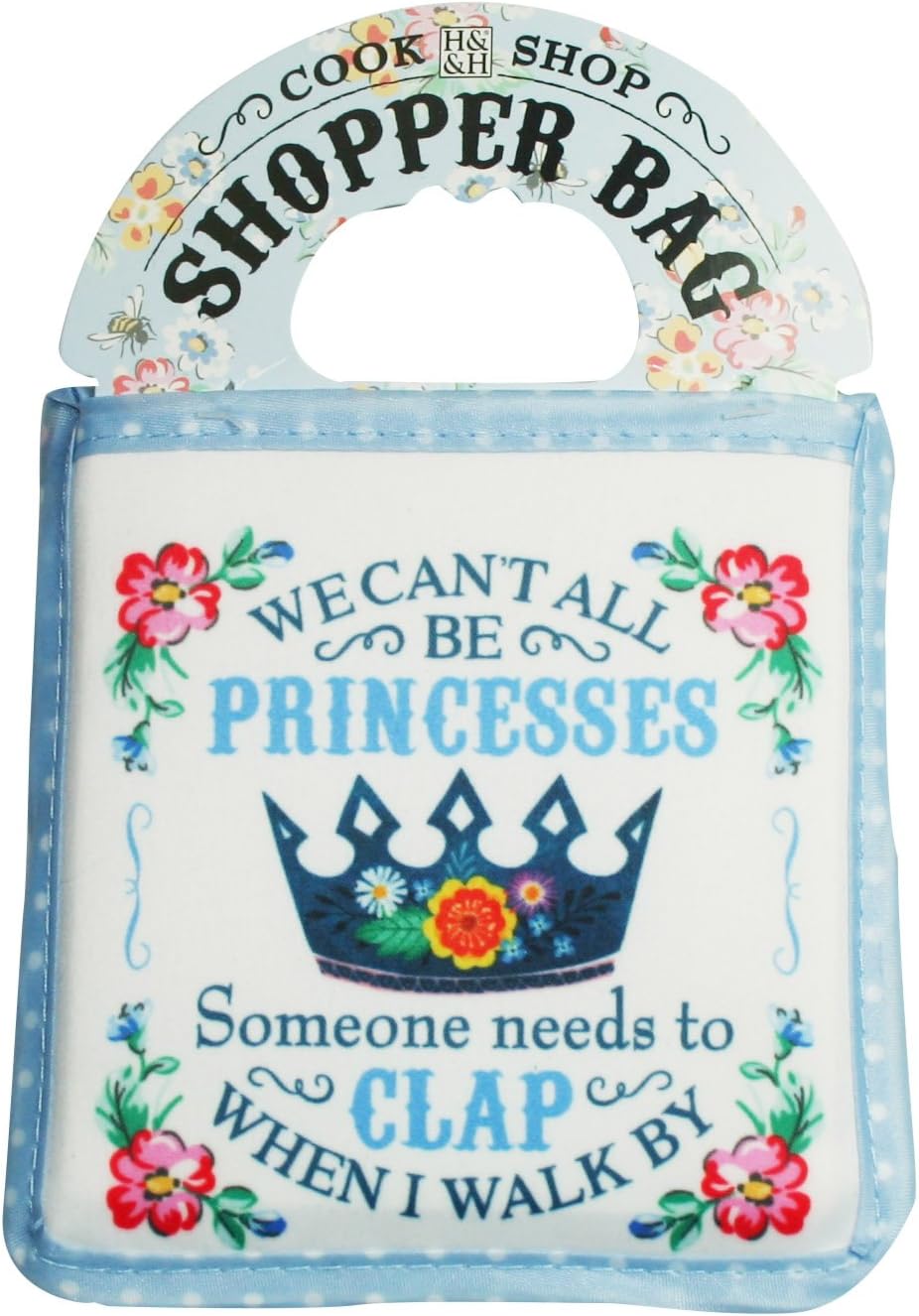 Blасk Frіdау - 80% оƒƒ Cook Shop We can't all be a Princess. Shopper Bags, Pale Blue Pastel