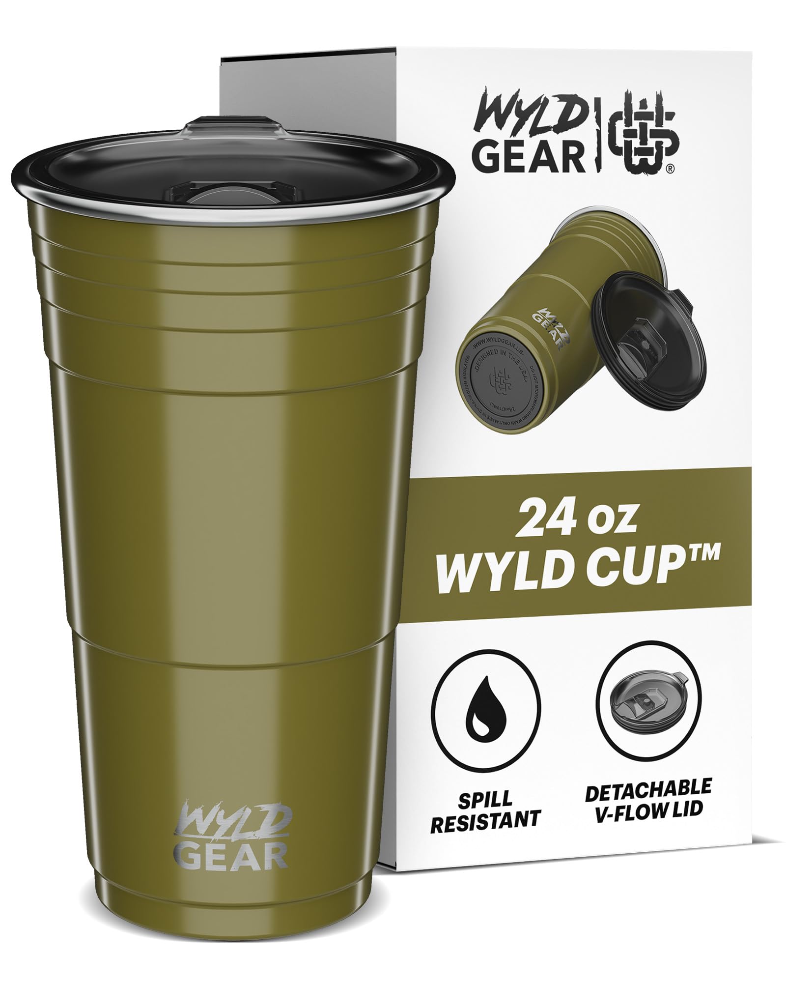 Wyld Gear Wyld Cup 24 oz Tumbler OD Green