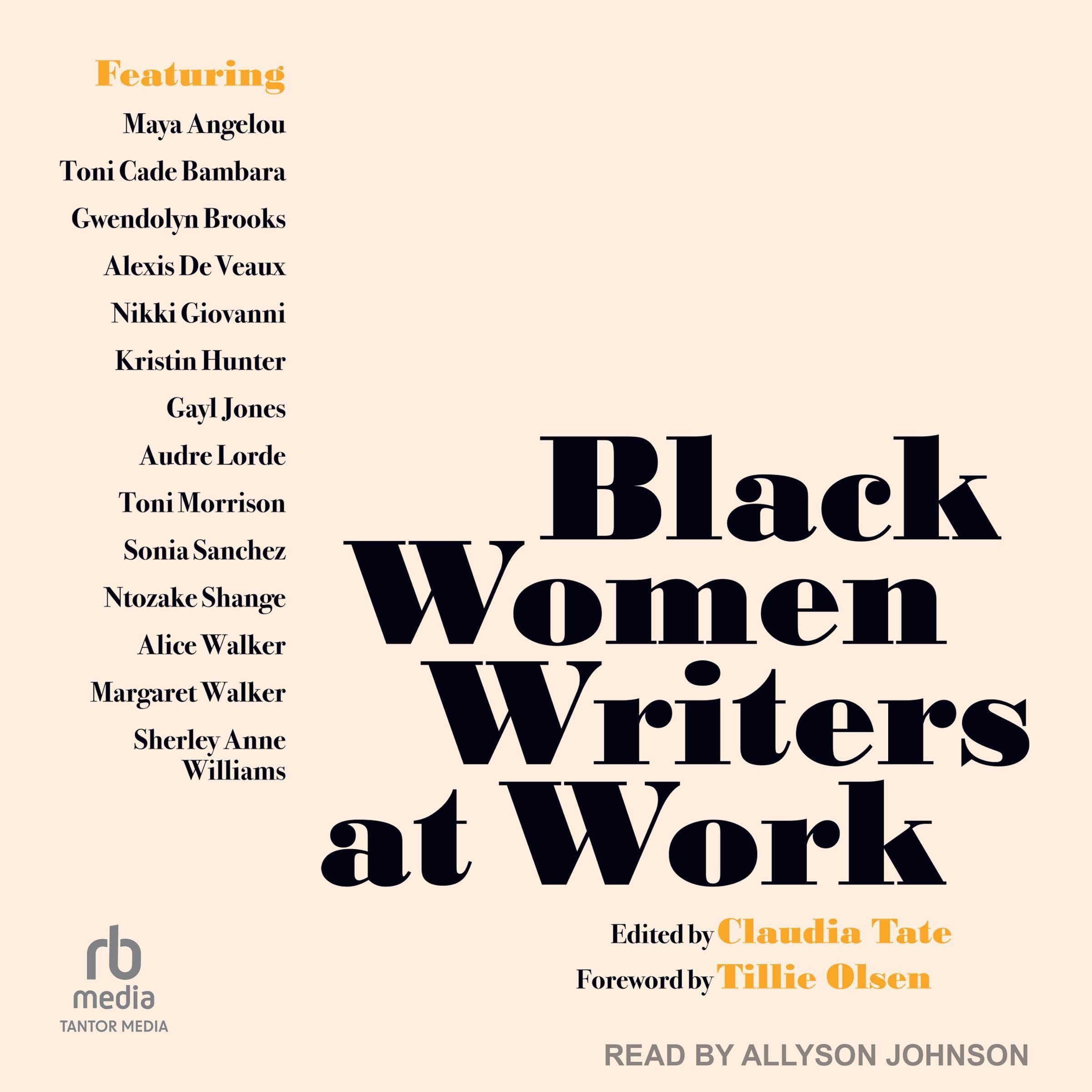 Cover art for Black Women Writers at Work