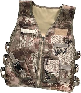 CLUB BOLLYWOOD®Children Outdoor Vest Breathable Kids Cargo Vest for Role Play Desert 40cm|Sporting Goods | |1 Children Vest
