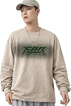 Jump Cuts || Mens || Spray Printed || Round Neck || Full Sleeve || Cotton Blend || T-Shirt