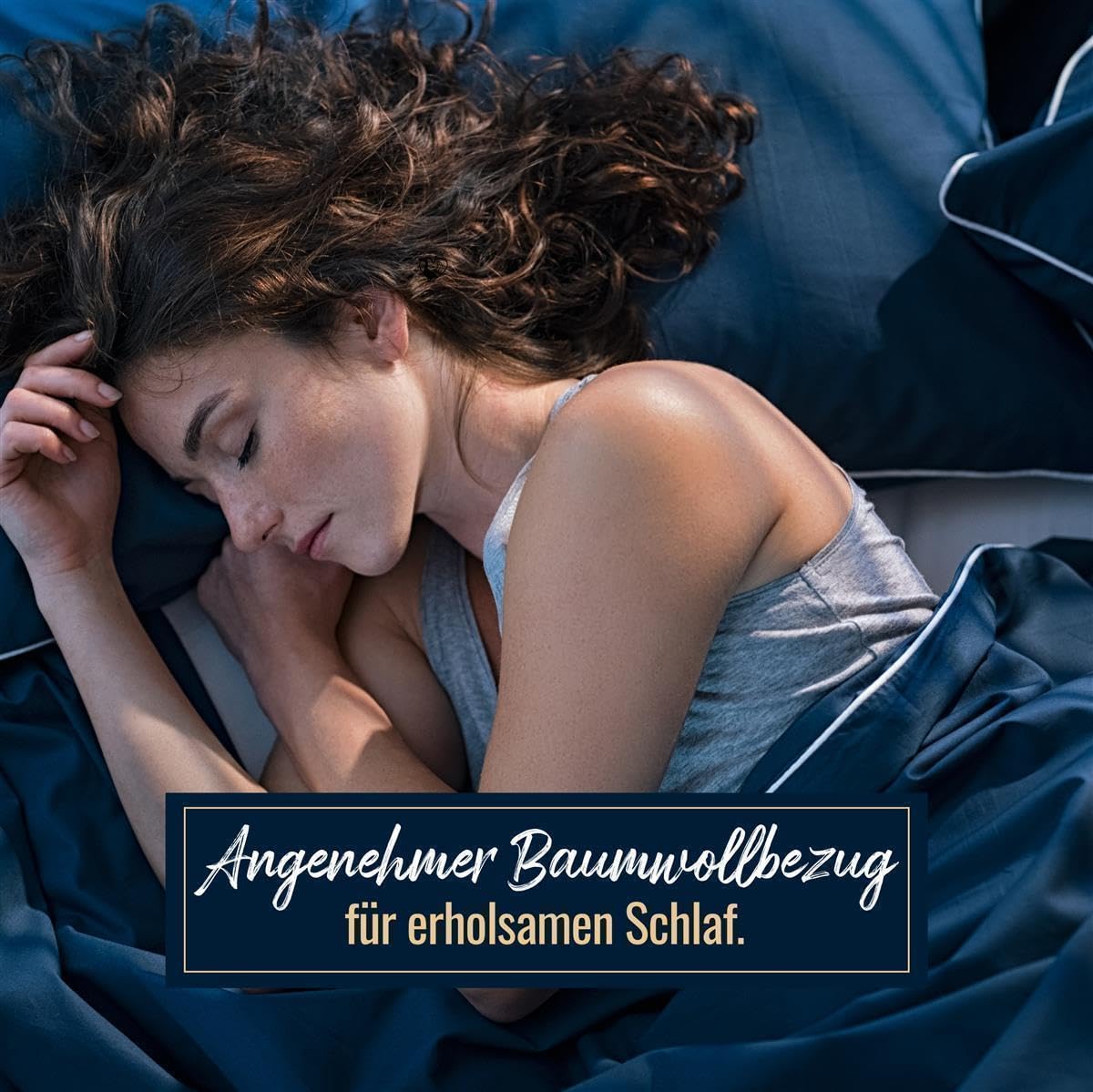 Bettdecke 135x200 | Daunendecke | Decke für den Sommer | Sommer-Daunendecke | Kassettenbettdecke | Sommerdecke | Daunenbettdecken | Oeko-TEX-Zertifiziert | Daunenpass | 100% Gänsedaunen