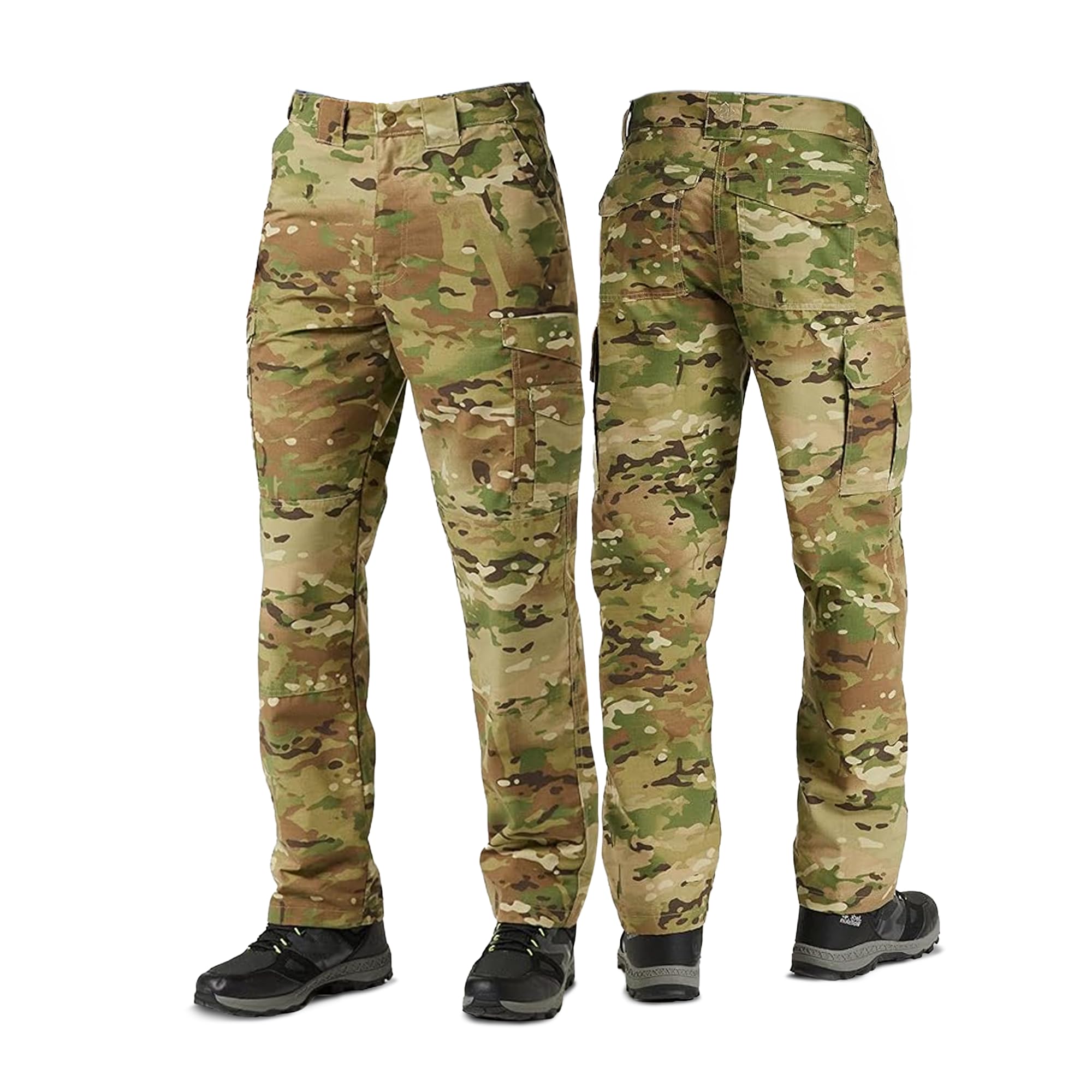 Tru-Spec 24-7 Original Tactical Pants for Men - Water-Resistant Cargo Work Pants with Concealed Carry and Knee Pad Openings