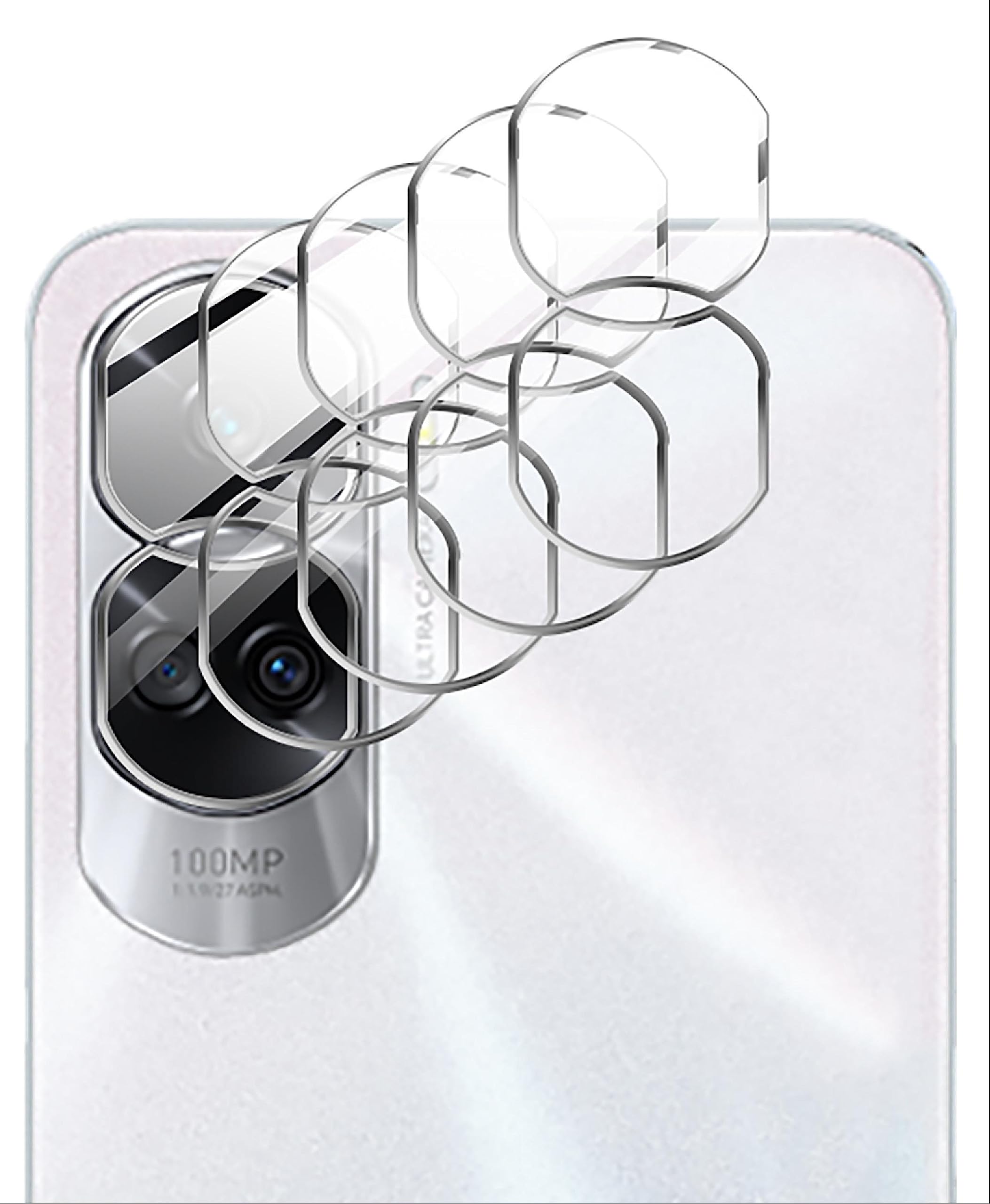 GIOPUEY [Super Mince 4 Pièces Caméra Arrière Protecteur Compatible Avec Redmi Note 13 Pro Plus, HD Verre Trempé [Résistant Aux Rayures] Verre Trempé Camera Pour Redmi Note 13 Pro Plus