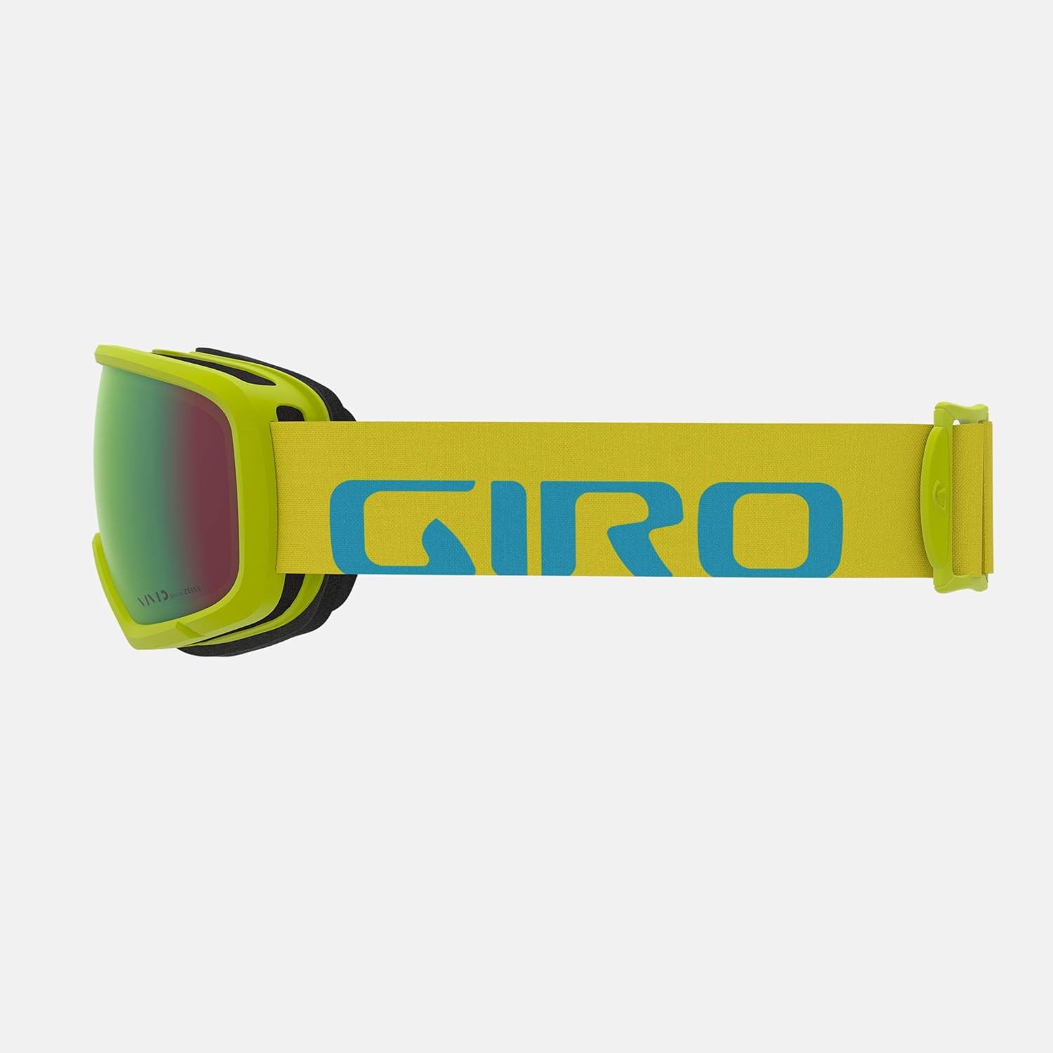 Giro Ringo Ski Goggles - Snowboard Goggles for Men, Women & Youth - Vivid Lens - Anti-Fog - OTG (Over Glasses) Citron/Iceberg Apex Vivid Emerald