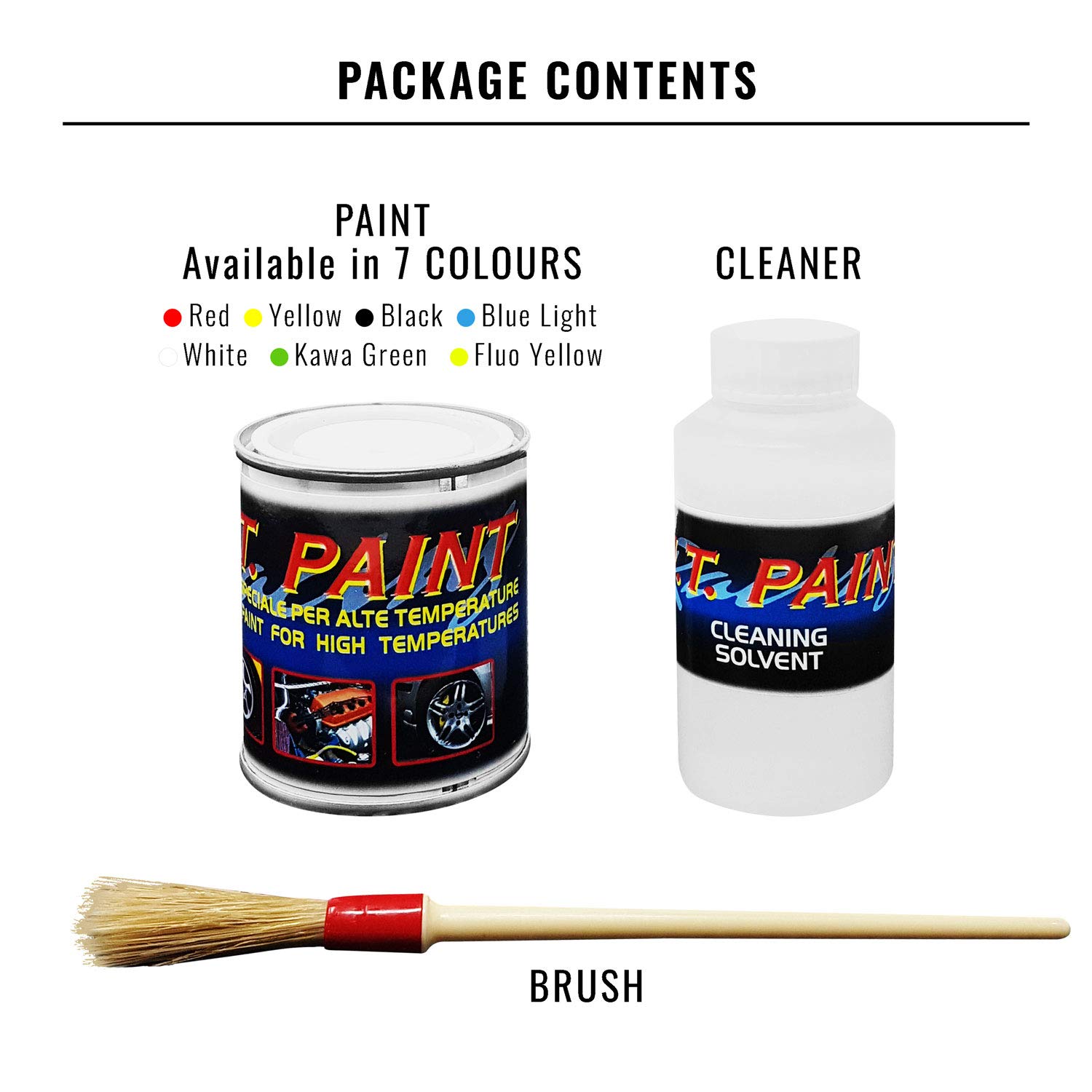 Vernice Spray Per Pinze Dei Freni, Resistente Al Calore, Colore Nero Satinato, Confezione Da 2 - Foto 7