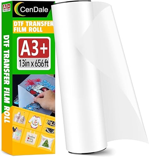 Miniatura 22 de Rollo de película de transferencia DTF de 8.3 pulgadas x 328 pies, rollo de película DTF A4 mate para impresora DTF, película DTF de 8.3 pulgadas