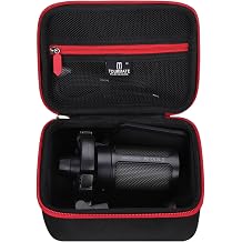 Tourmate Hard Storage Case for FIFINE Gaming USB Microphone - Travel Case for Microphone and accessories can be stored away.Box for Sale Black & Red