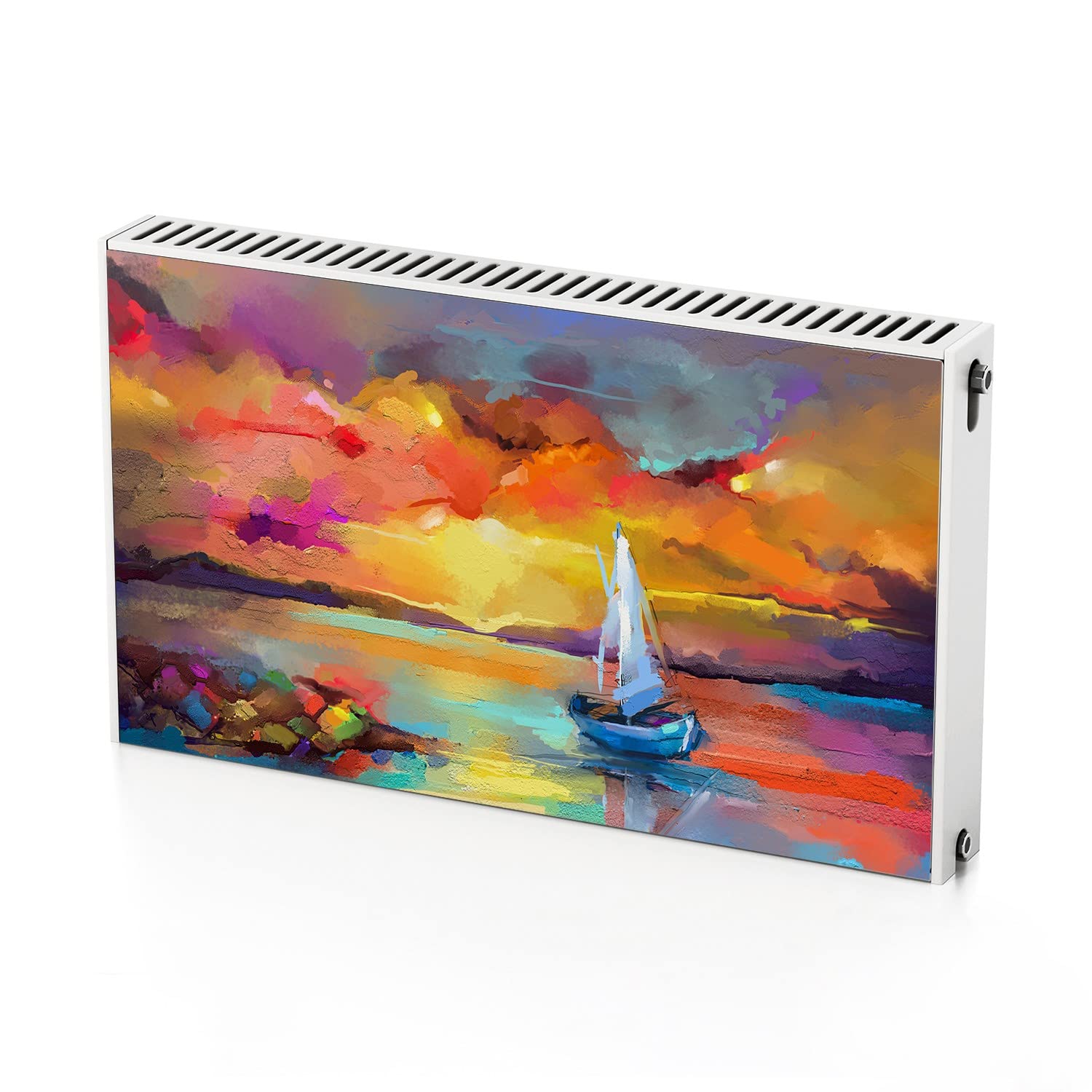 Tapis de radiateur magnétique Coloray cache imperfections 100x60 cm rénovation sans peinture