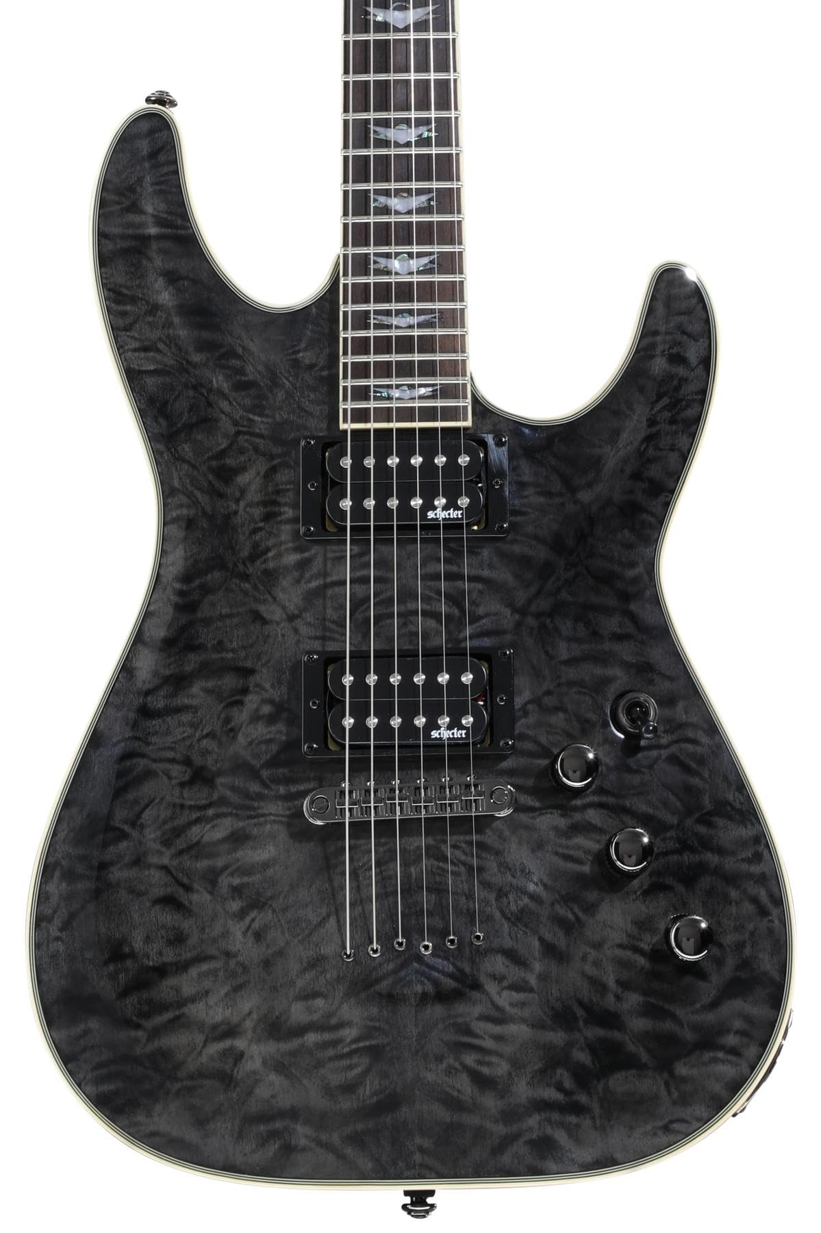 Amazon.com: Schecter Omen Extreme-6 Electric Guitar - See-Thru