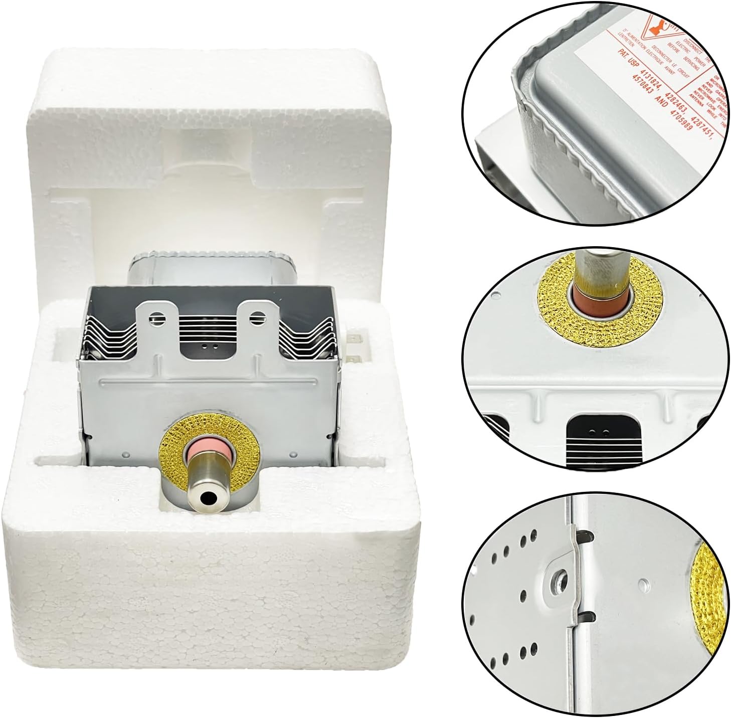 W10693025 Magnetron 2M253J Compatible for 2m240j（L）2m303j（L）OM75P (10) 2M248J Microwave Replacement Magnetron for QP5283206PAZ120 WPW10693025 W10693025