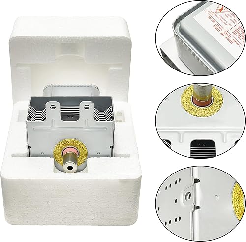 Miniatura 5 de W10693025 Magnetron 2M253J Reemplazo de microondas Wpw10693025 Tubo de magnetrón de microondas compatible con 2m240j (L) 2m303j (L)OM75P (10) 2M248J