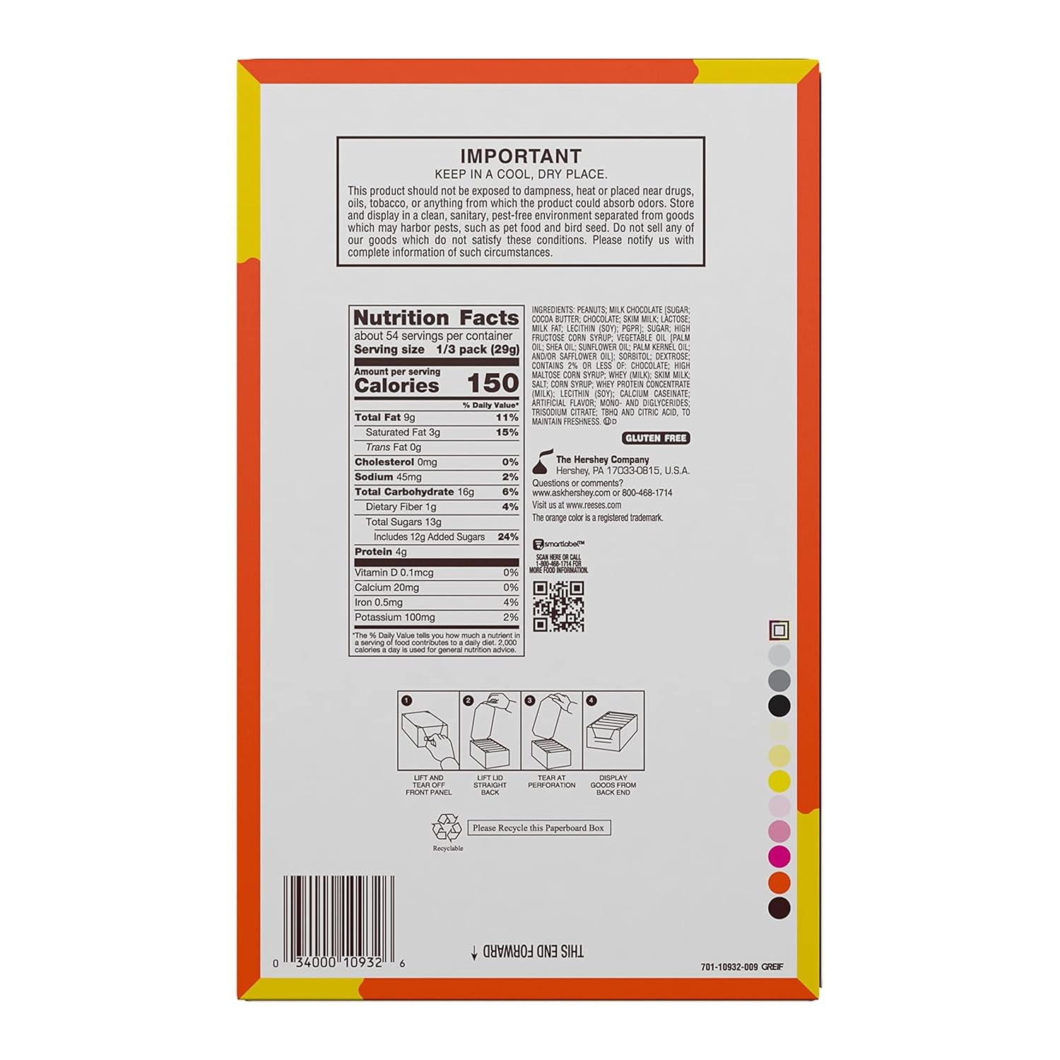 REESE'S NUTRAGEOUS Milk Chocolate, Peanuts, Peanut Butter and Caramel Candy, Bulk, 1.66 oz Bars (18 Ct.) : Books