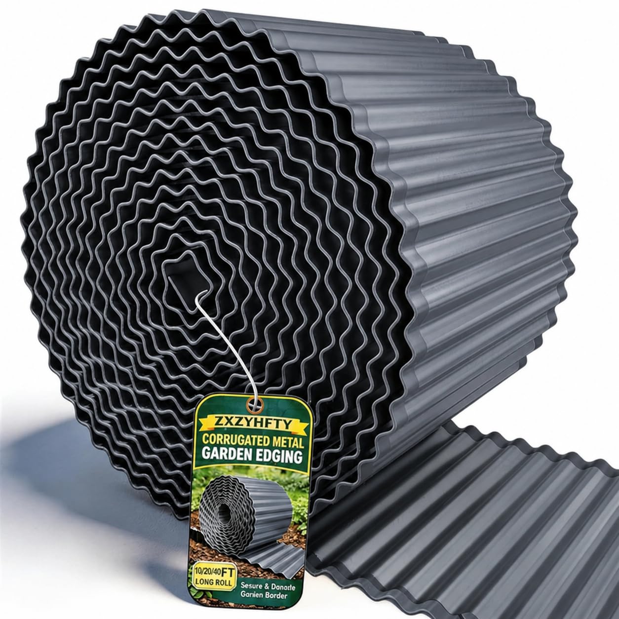 ZXZYHFTY Corrugated Metal Border Edging
