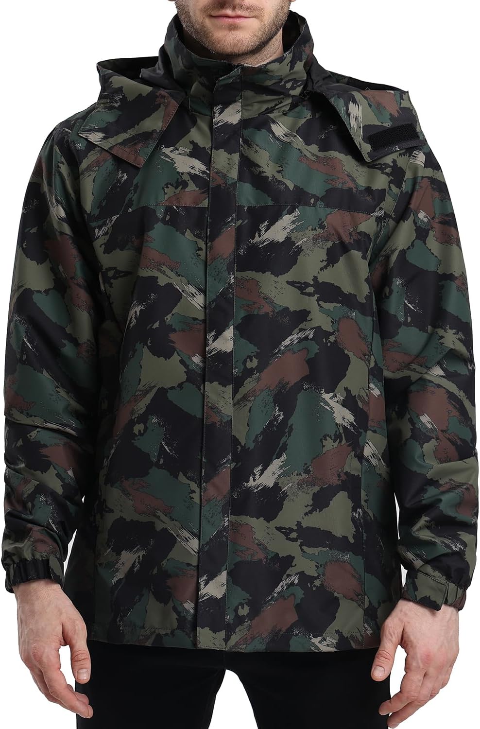 Rain Jacket Men Waterproof Lightweight Mens Rain Jackets Waterproof With Hood for Golf Hiking Travel - Image 6