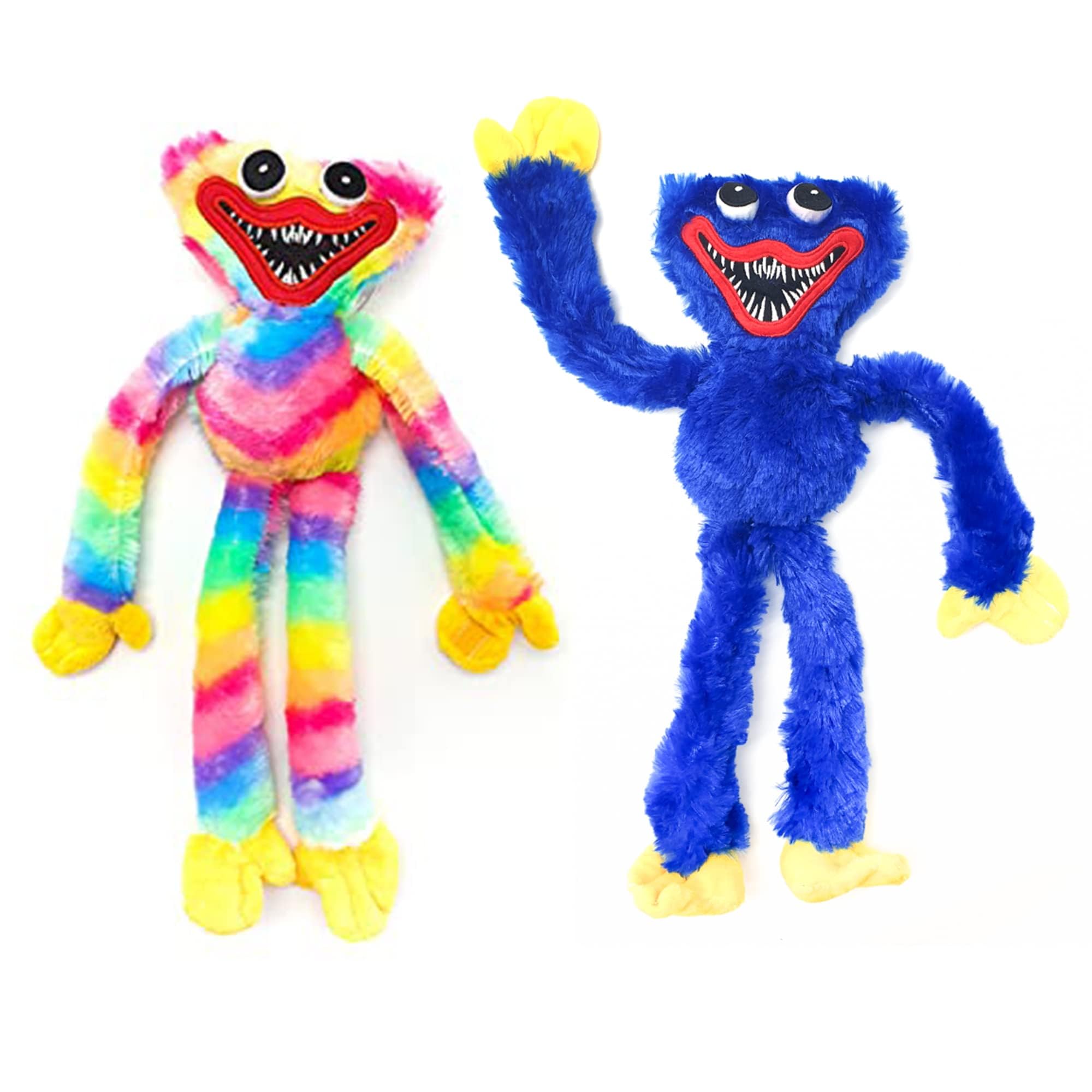 MAGIC SELECT 2x Peluche compatibile con Popy Hugy Wugy e Kissy Missy Christmas Horror Game. Giocattolo di Peluche per Videogiochi della Fabbrica di Giocattoli per Bambini e Adulti.