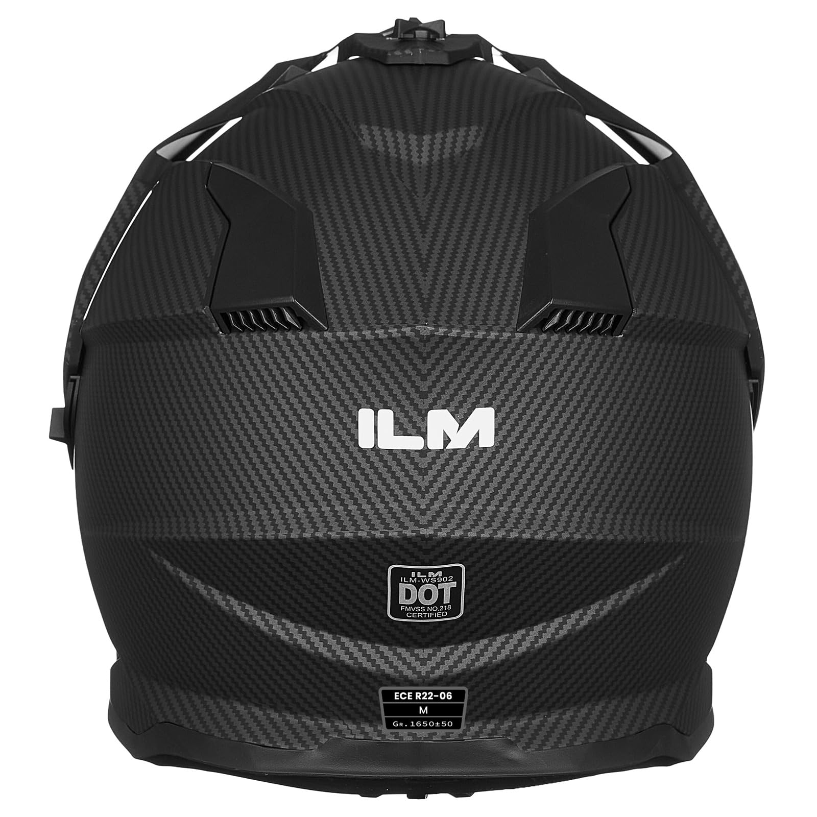 ILM Casco Moto Hombre Mujer Motocross Doble Visera Solar Certificado ECE WS902