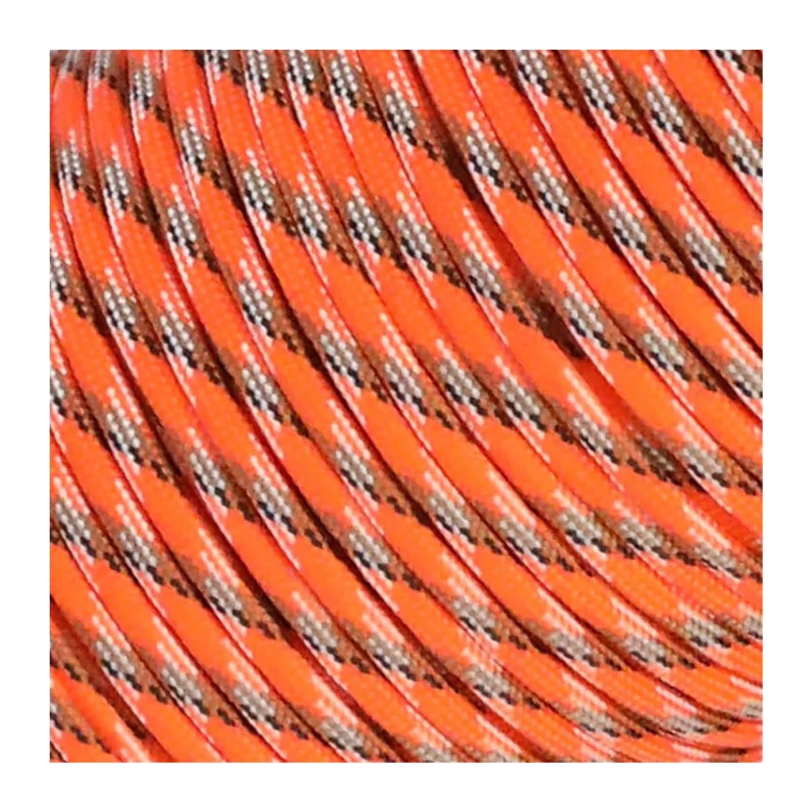 Paracord 5M/15M/30M 7-Core 550 Paracord 4mm Parachute Cord Outdoor Camping survival Rope kit Umbrella Tent Lanyard Strap Clothesline(41 Black Orange,30m spool version)