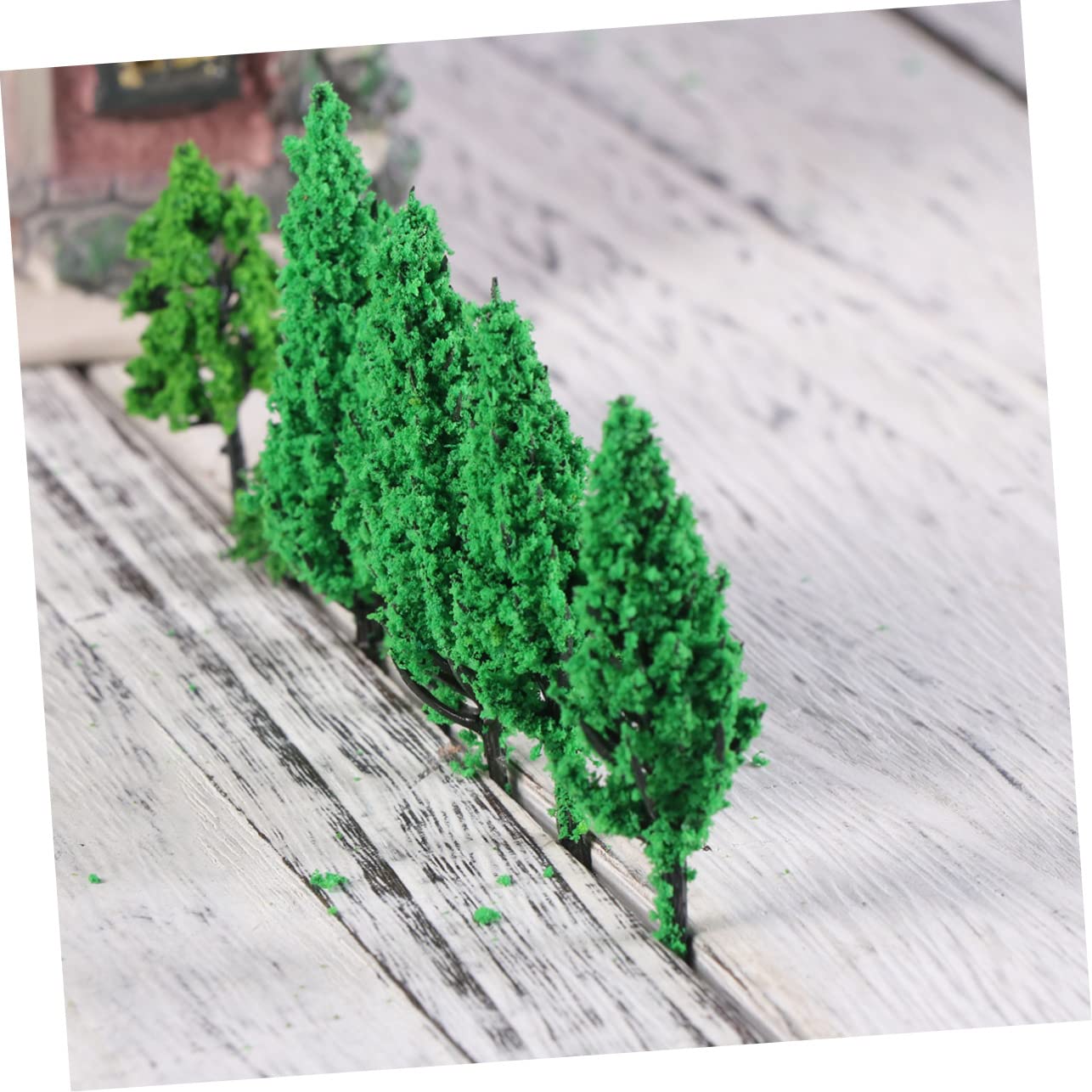 Ciieeo 150piezas Árboles para Diorama y Paisaje Diseño Realista para Escenografía De y Maquetas Aleatorios