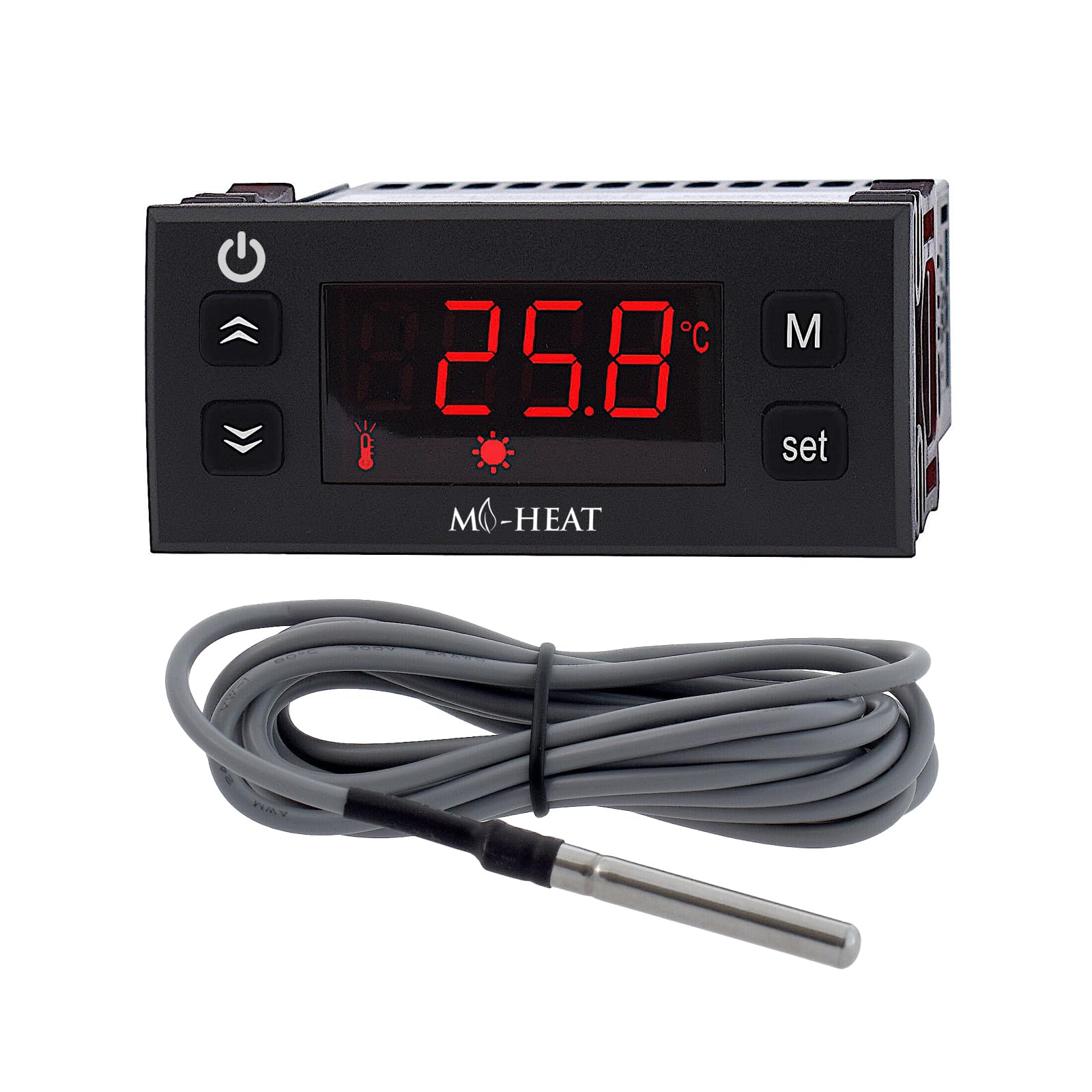 Mi-10 Digital Thermostat 20A 230V Thermostatregler Temperaturregler Raumthermostat für Heizung