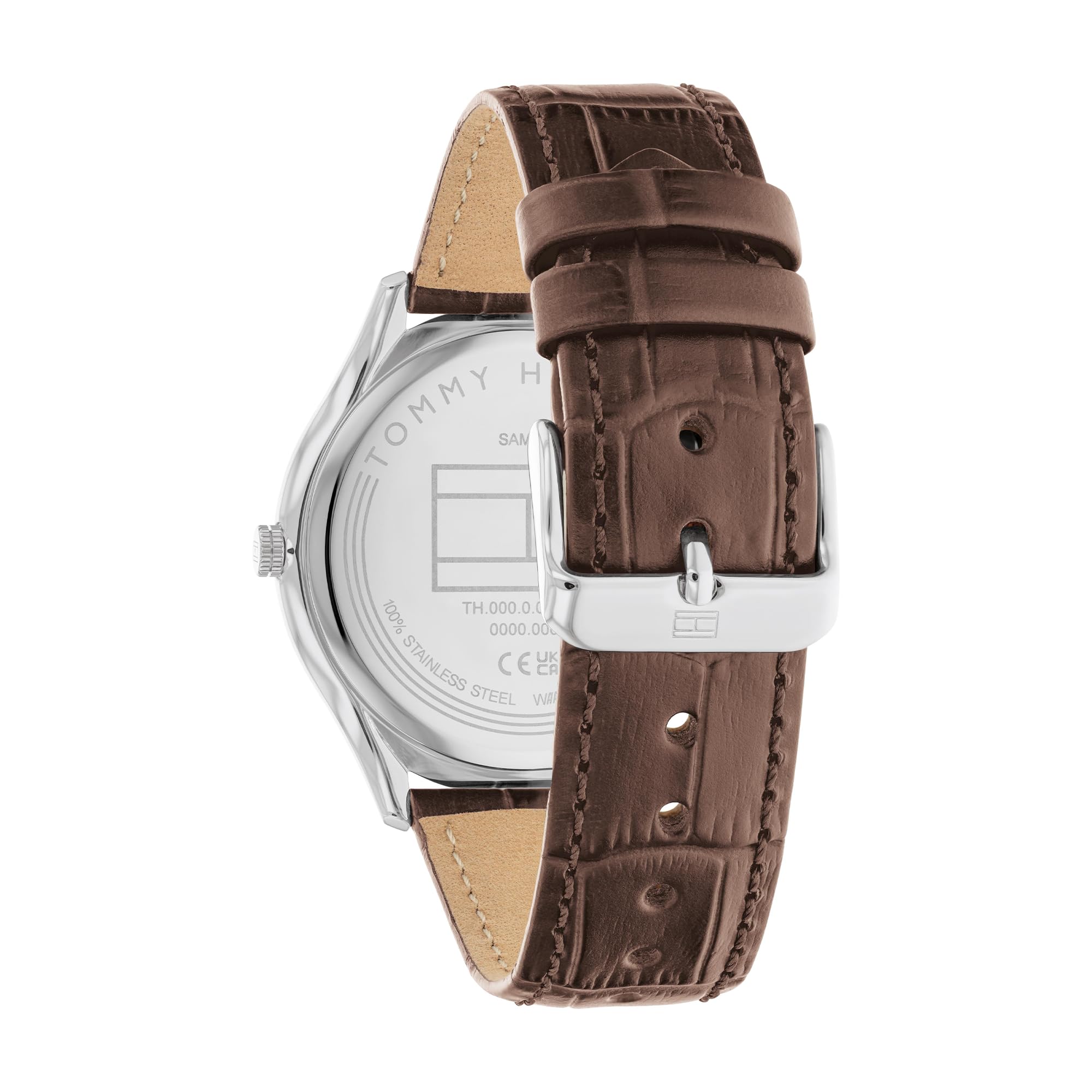 Tommy Hilfiger Orologio Analogico al Quarzo da uomo con cinturino in acciaio inossidabile o in pelle