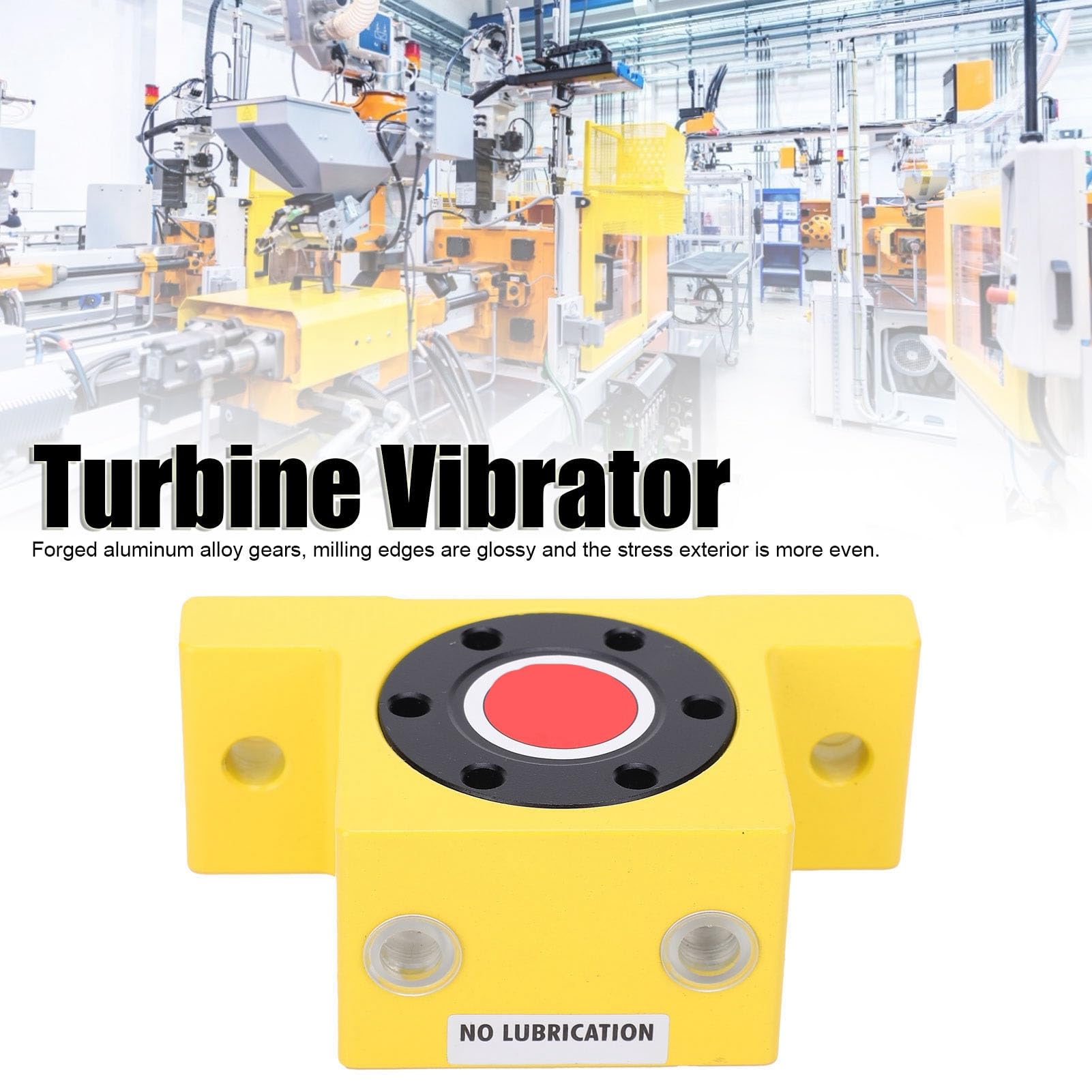 Pneumatische Turbinenvibratoren, Industrieturbinenvibrator, Aluminiumlegierung, 130–11150 N, 0,2–0,6 MPa