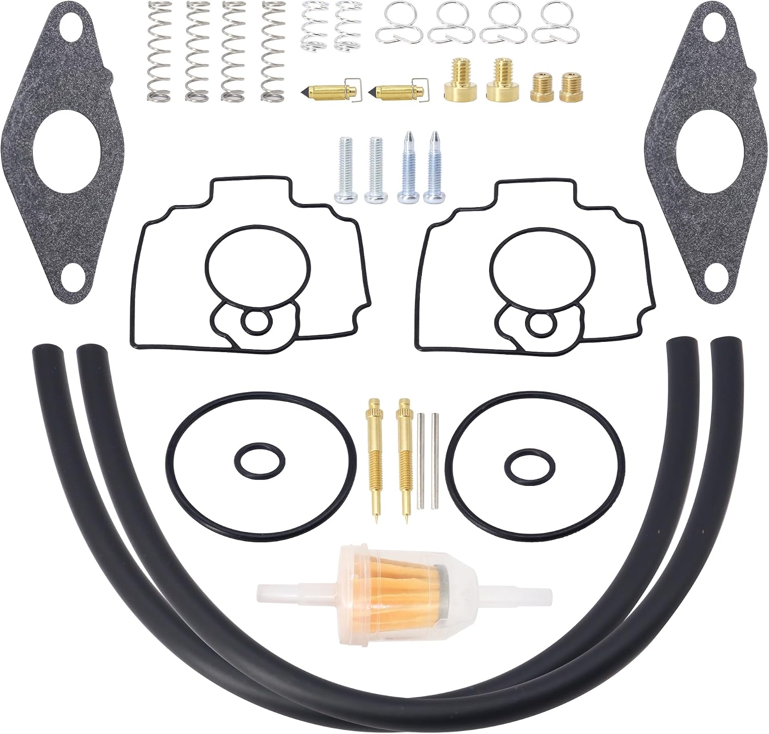 Carburetor Rebuild Kits 146-0657 Replacement for Onan Late Nikki Performer 16 18 20 P216G P218G P220G P224G Carburetor Carb Repair Rebuild Kit, Replace # 146-6100 146-0479 146-0414 146-0496