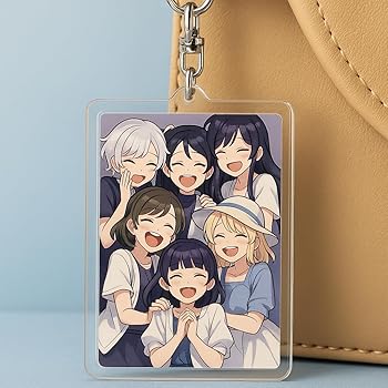 Amazon.co.jp: 【Lupio】 フォトカードキーホルダー 推し活用 | 55