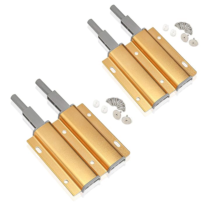 Buy HeavyDuty Push to Open Latch 2 Pack Gold Double