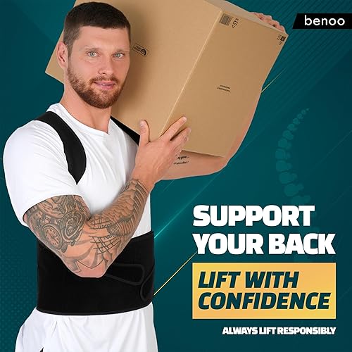 Miniatura 3 de Corrector de postura de espalda para mujeres y hombres, enderezador de hombro, soporte completo ajustable, alivio del dolor de espalda superior e