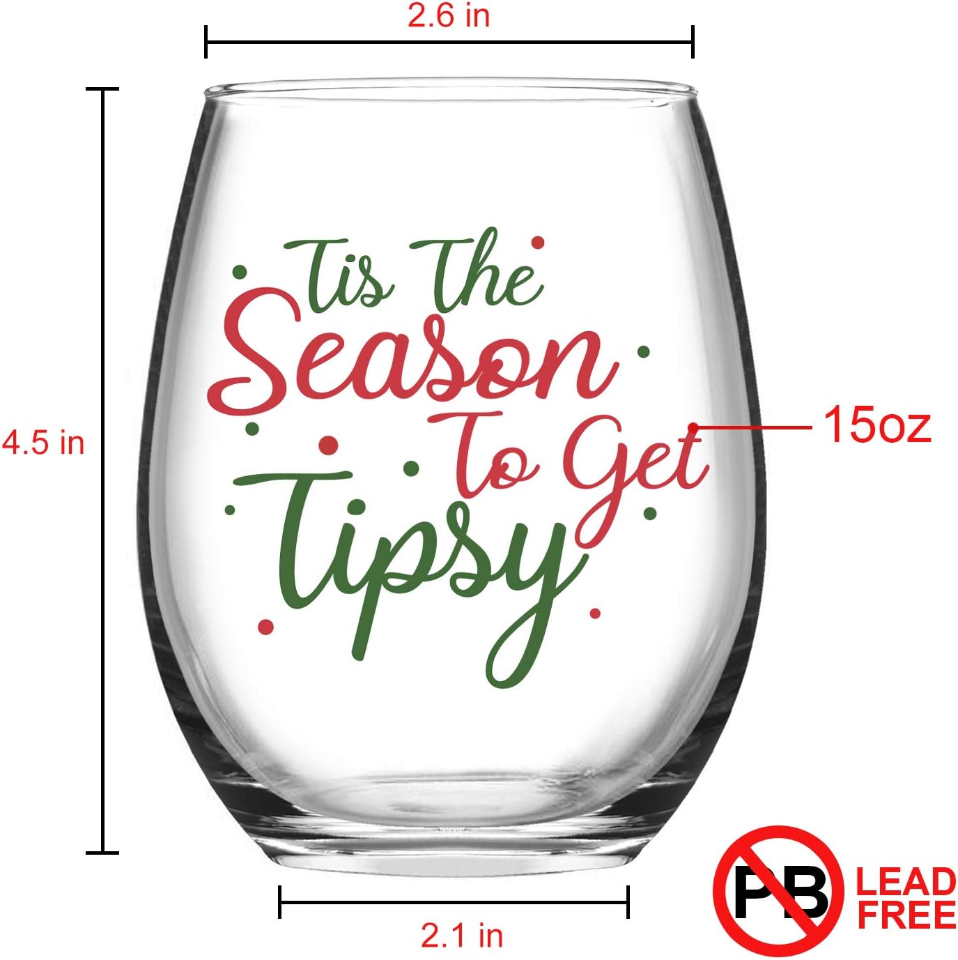 Product Deal Set of 4 Tis the Season to Get Tipsy Christmas Stemless Wine Glass for Funny Christmas Holiday Gifts 15 Ounce 70% Off Everything Set of 4 Tis the Season to Get Tipsy Christmas Stemless Wine Glass for Funny Christmas Holiday Gifts 15 Ounce