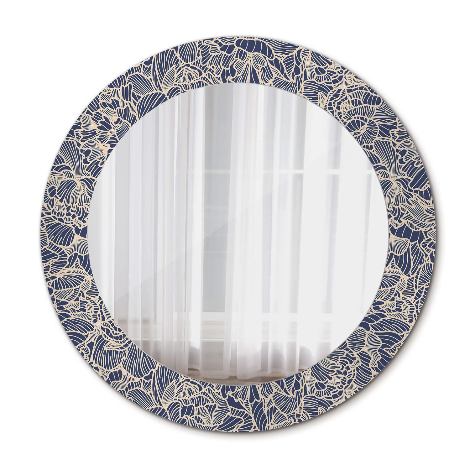 Miroir Intérieur Verre Ø60 cm à réflexion nette pour le bricolage